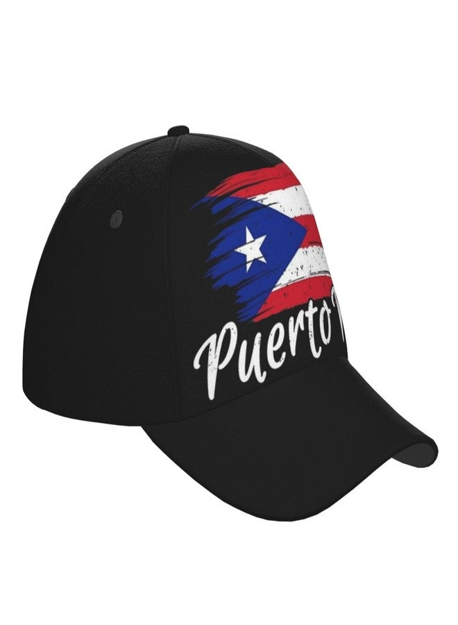 ASYG Puerto Rico Flag Cap Puerto Rico Baseball Cap Puerto Sun Hat Adjustable Cap Flag Hat Trucker Hat Cap for Women Men - Image 3
